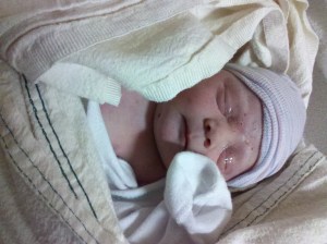 Life is Fragile. This baby, however, is alive. 