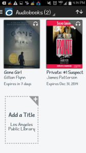 See the titles you have and click to select one or add a new one