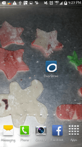 the Overdrive App , downloaded and installed 