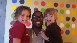 D'John and two little girls Darla and Emory